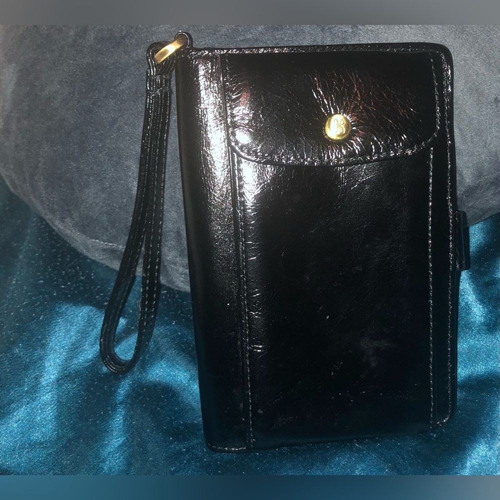 Hobo Leather Credit Card ID Card Phone Holder Wristlet